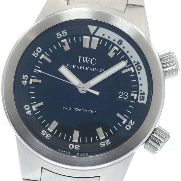 IWC Aqua timer IW354807 Date Black Dial Automatic Men's Watch_833853 - Picture 1 of 7